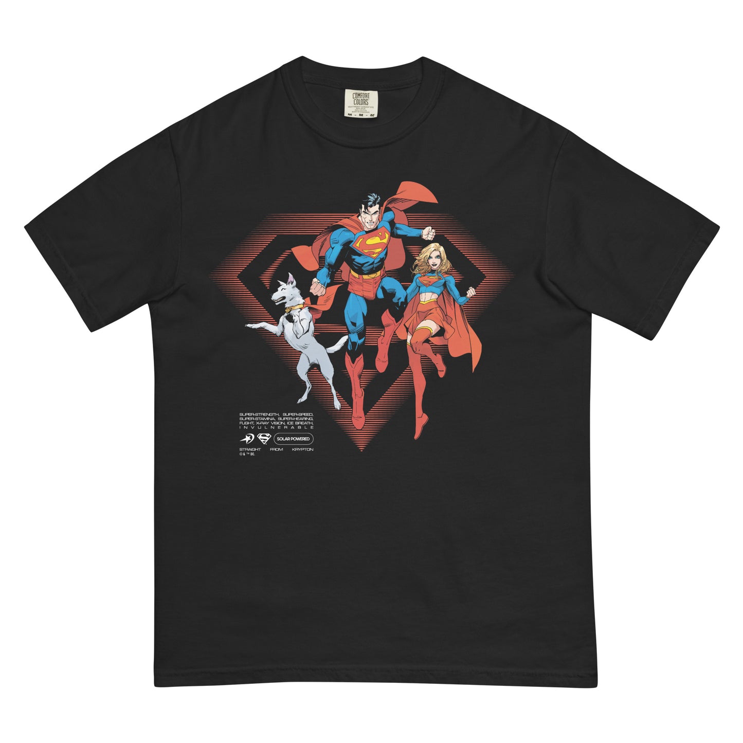 SUPERMAN Comfort Colors T-shirt Straight from Krypton
