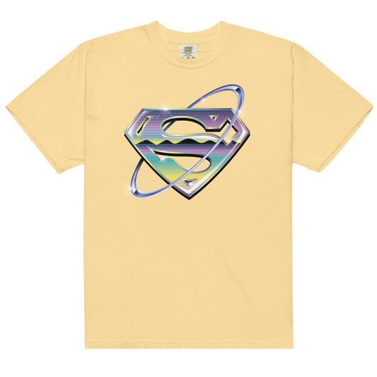 Superman retrofuture comfort colors t-shirt - butter