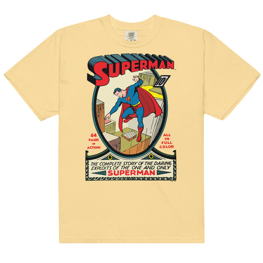 Superman #1 comfort colors t-shirt - butter