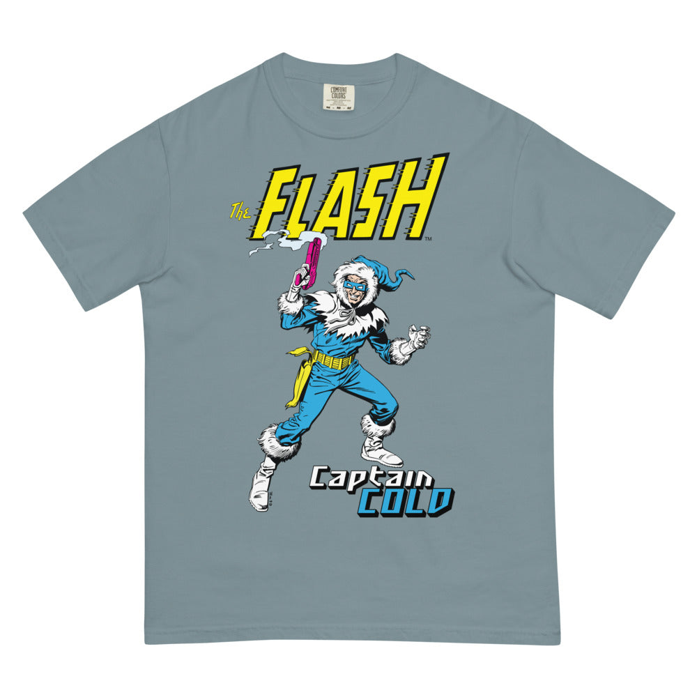 CAPTAIN COLD Comfort Colors T-Shirt "Absolute Zero"  Ice Blue
