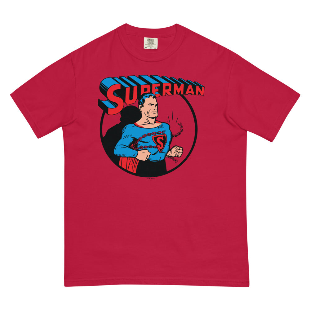 SUPERMAN Breaking Chains Comfort Colors T-shirt