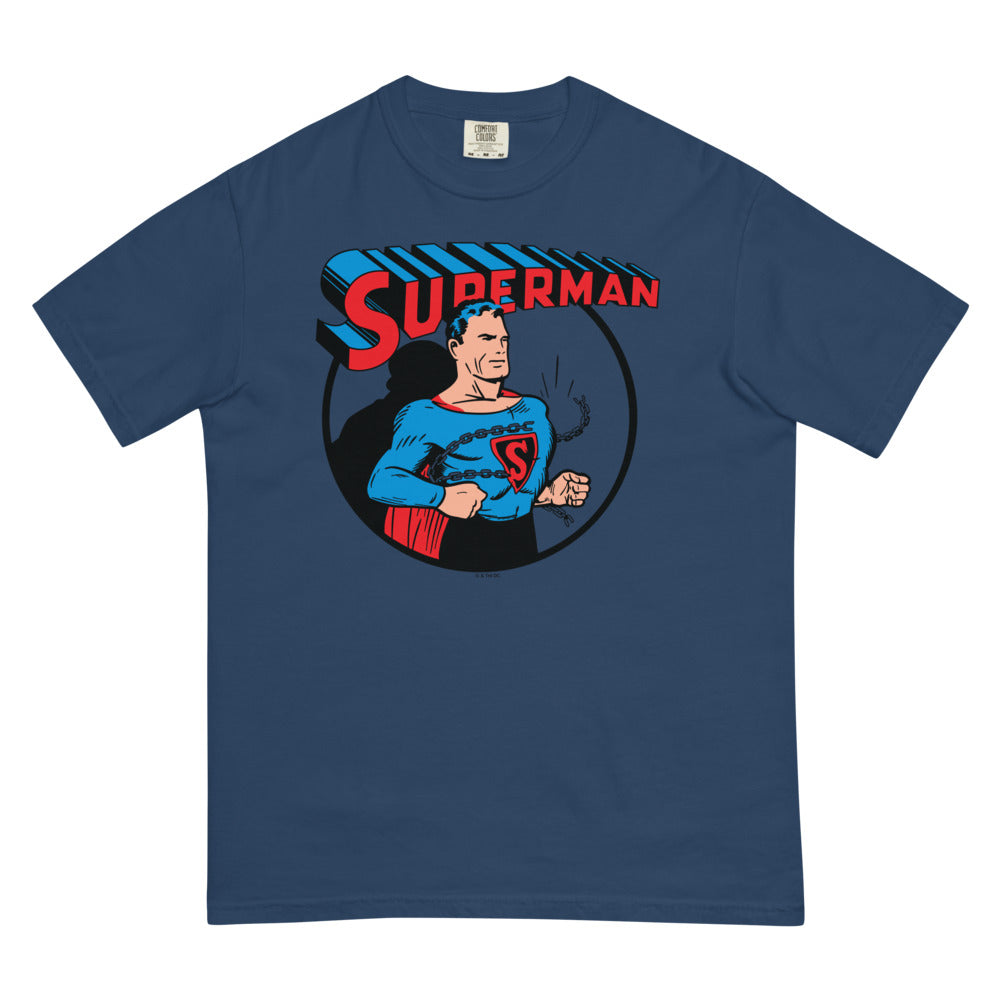 SUPERMAN Breaking Chains Comfort Colors T-shirt