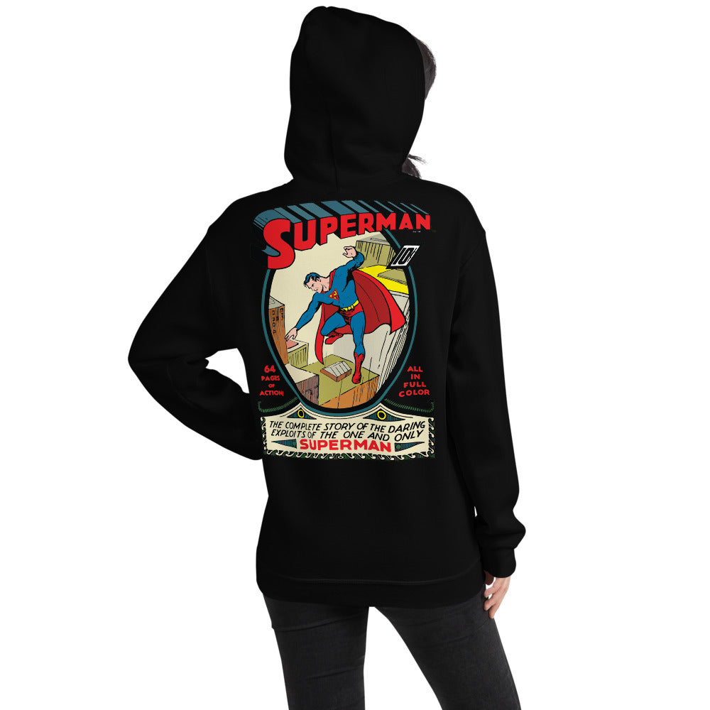 SUPERMAN #1 Embroidered Hoodie