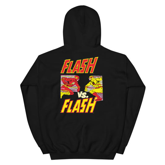 THE FLASH Versus Embroidered Hoodie Black