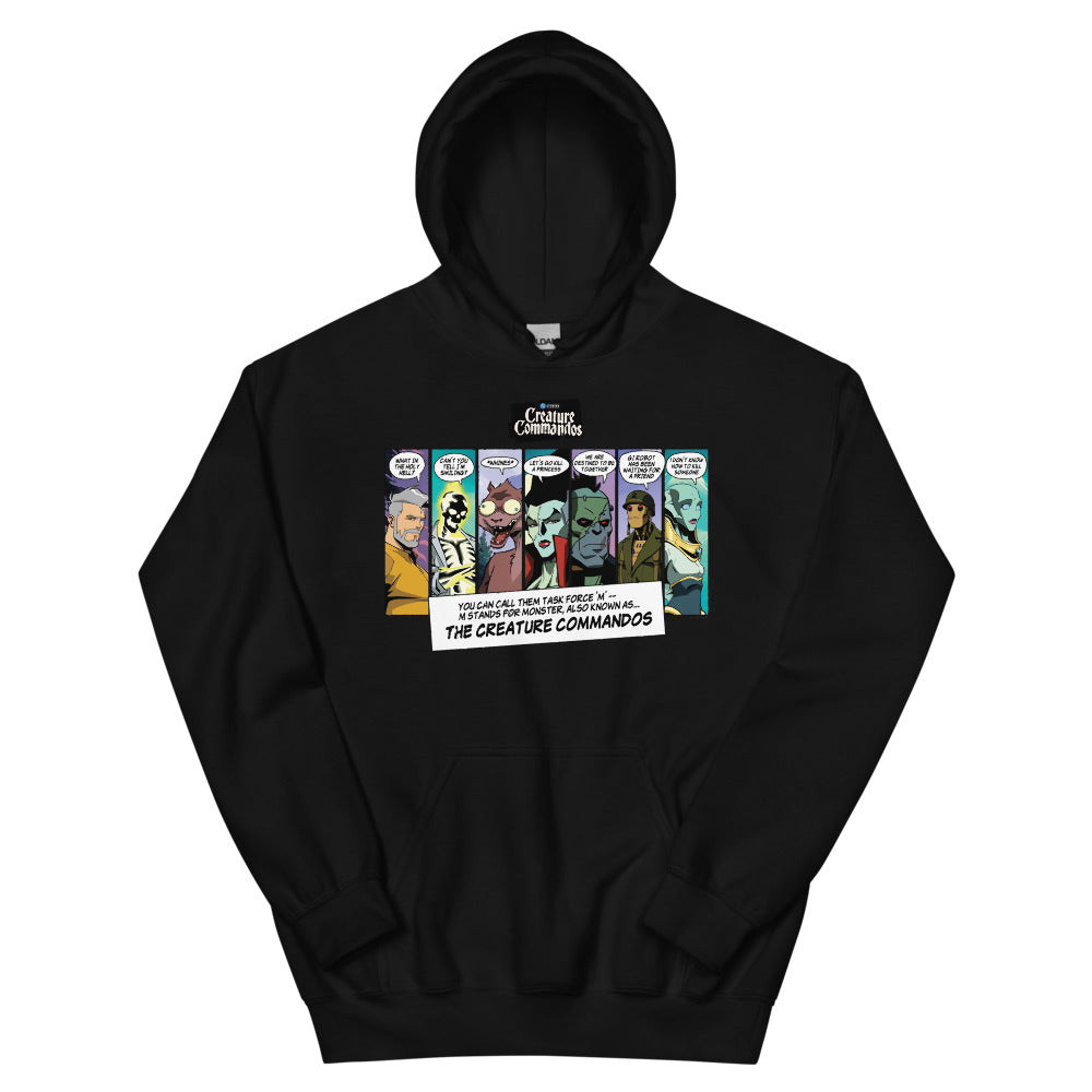 CREATURE COMMANDOS Panels Hoodie