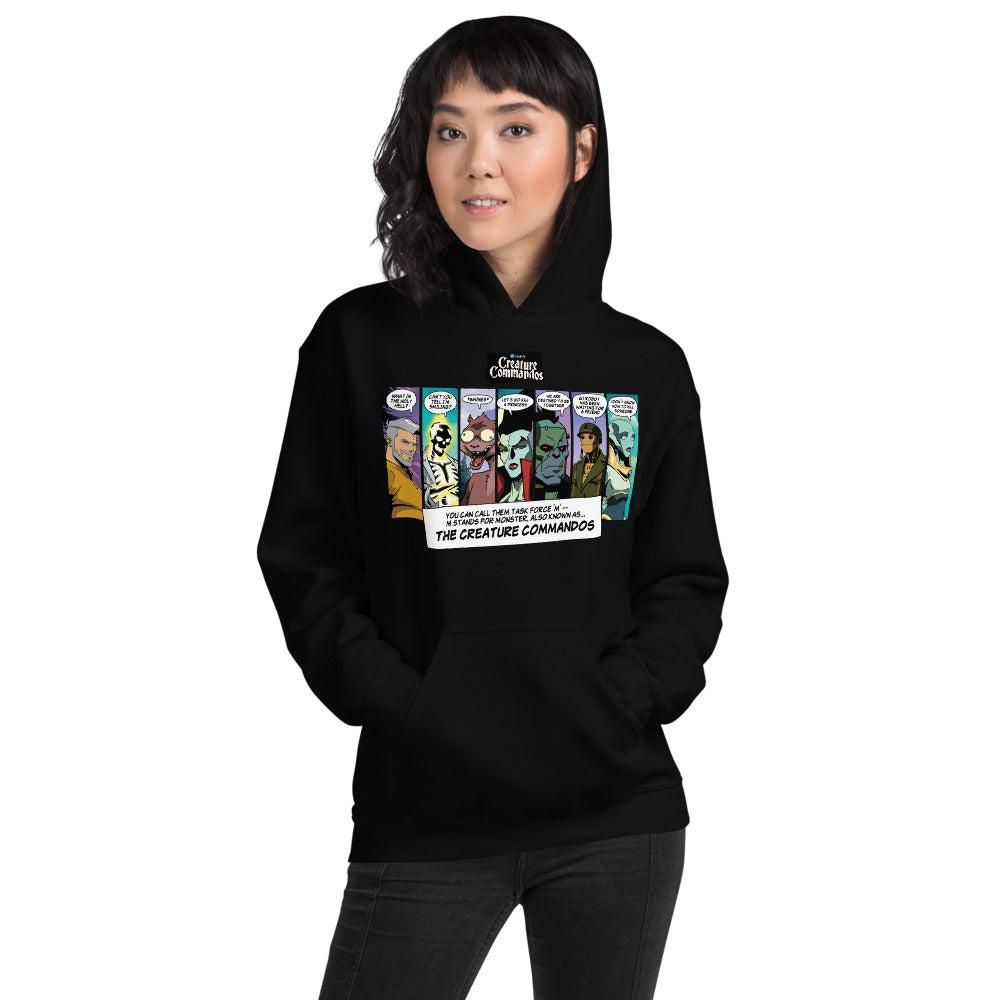 CREATURE COMMANDOS Panels Hoodie