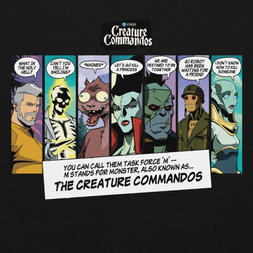 CREATURE COMMANDOS Panels Hoodie