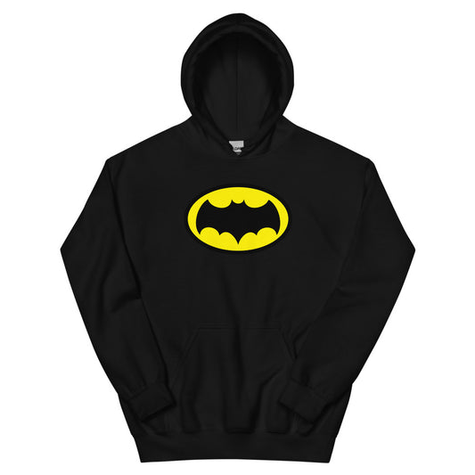 Batman classic tv series batman logo hoodie - black