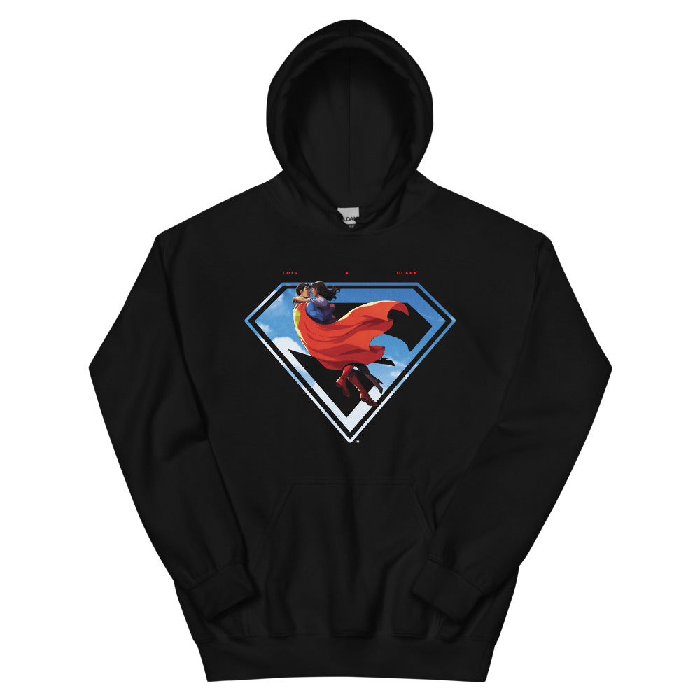 SUPERMAN 2025 Hoodie Lois & Clark Black