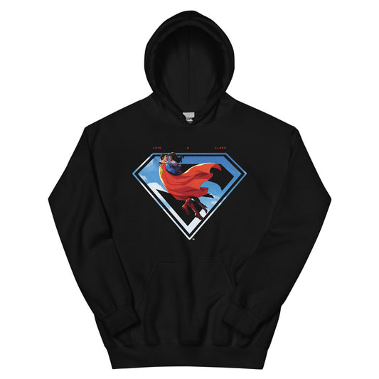 SUPERMAN 2025 Hoodie Lois & Clark Black