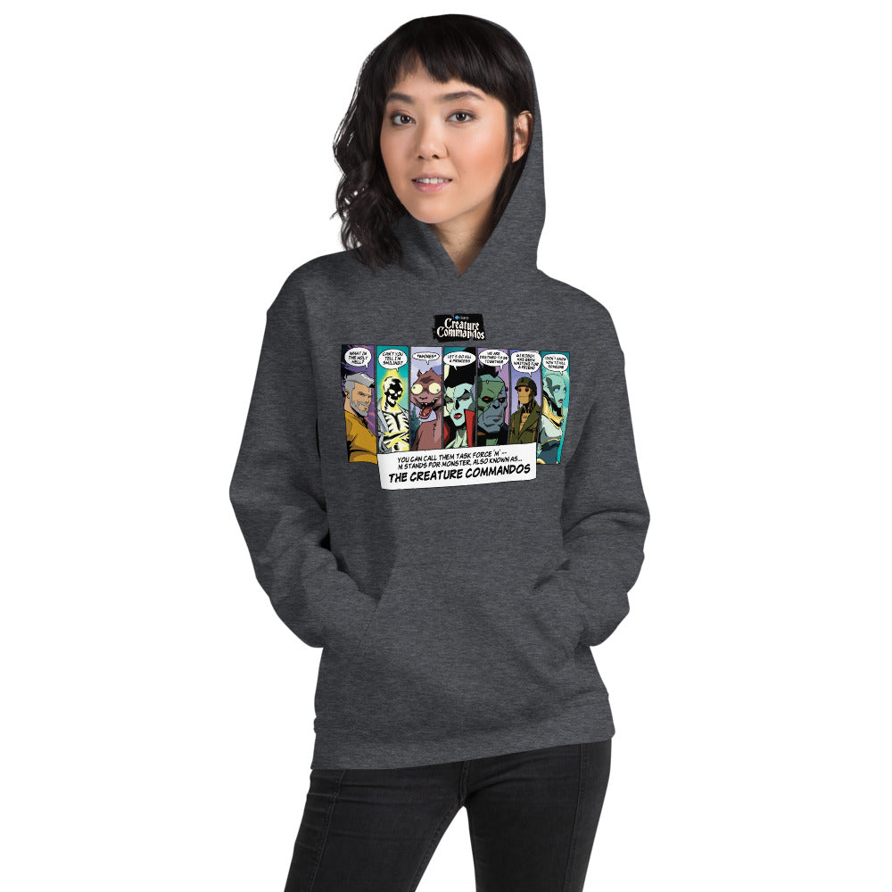 CREATURE COMMANDOS Panels Hoodie