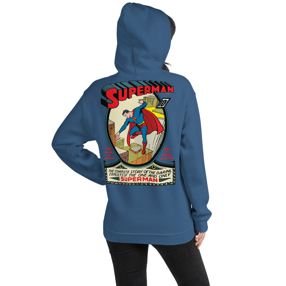 SUPERMAN #1 Embroidered Hoodie