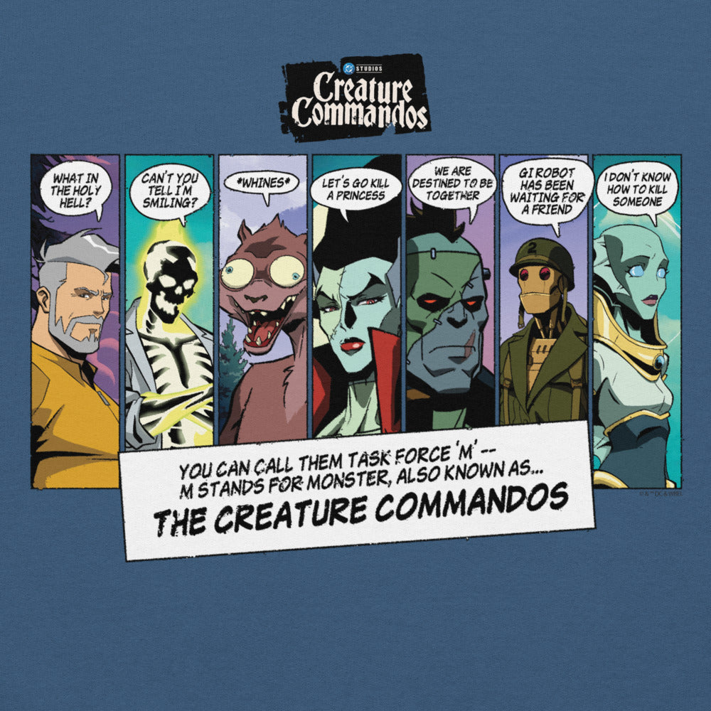 CREATURE COMMANDOS Panels Hoodie