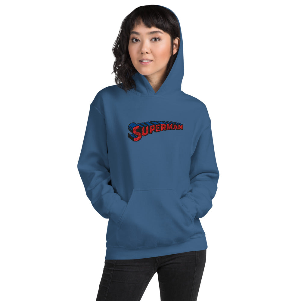 SUPERMAN #1 Embroidered Hoodie