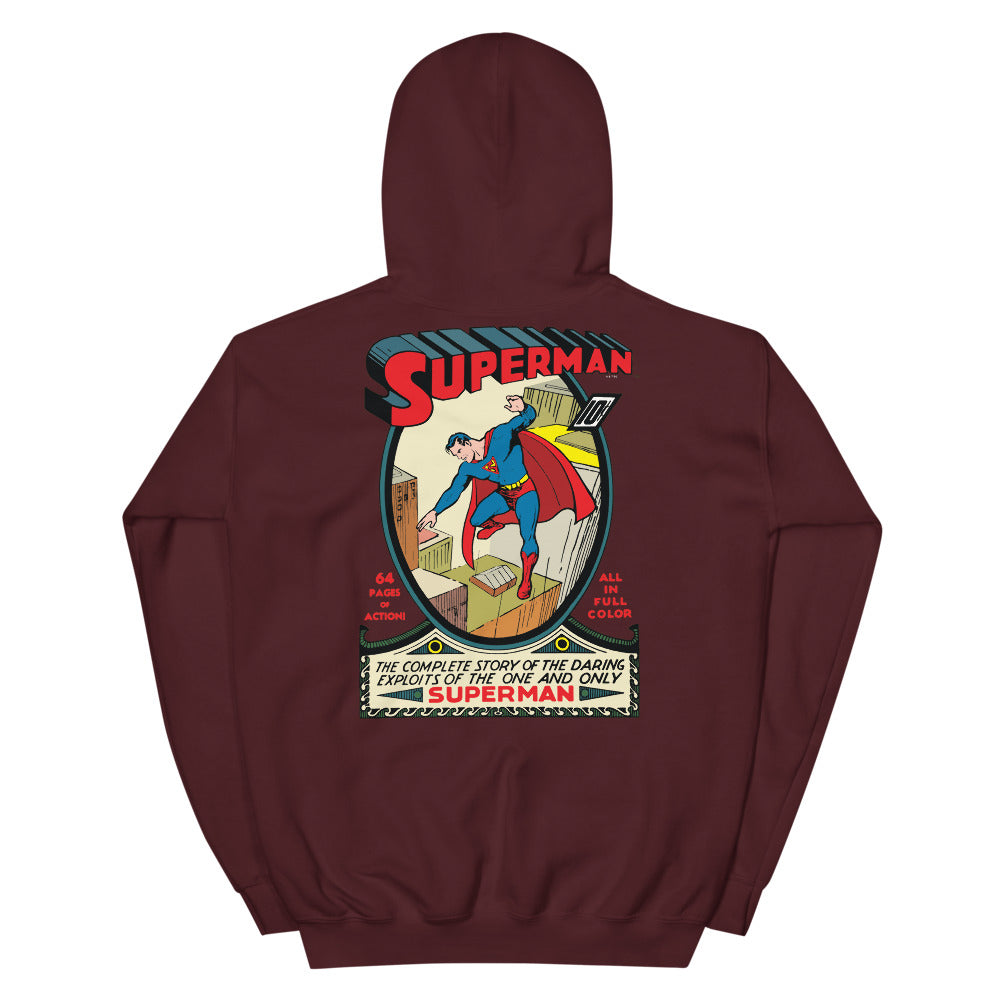 SUPERMAN #1 Embroidered Hoodie