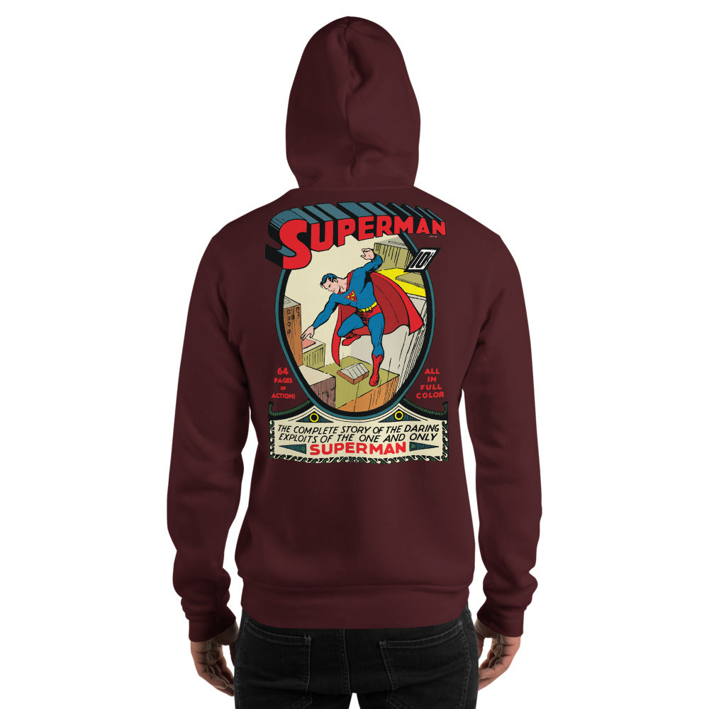 SUPERMAN #1 Embroidered Hoodie