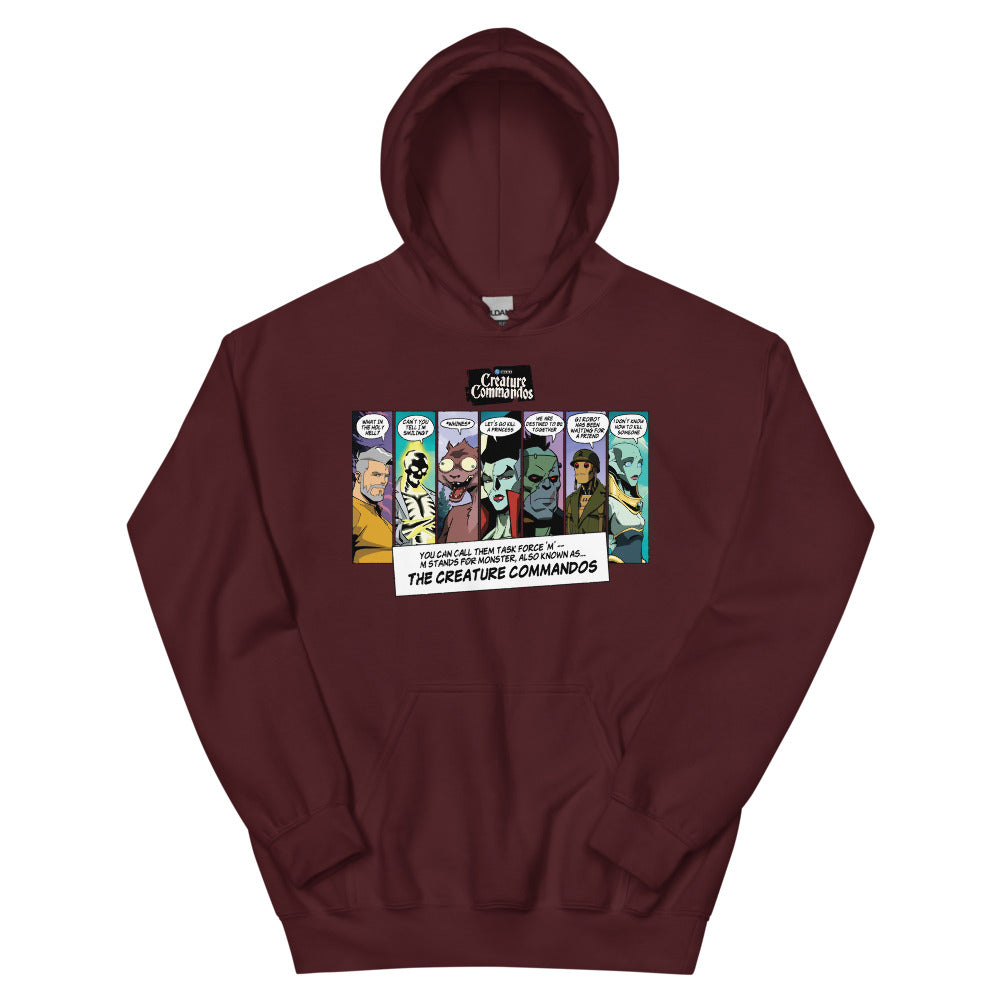 CREATURE COMMANDOS Panels Hoodie