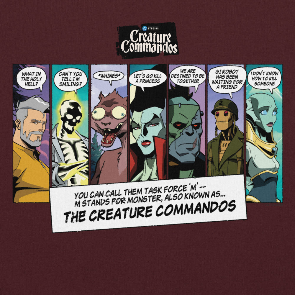 CREATURE COMMANDOS Panels Hoodie