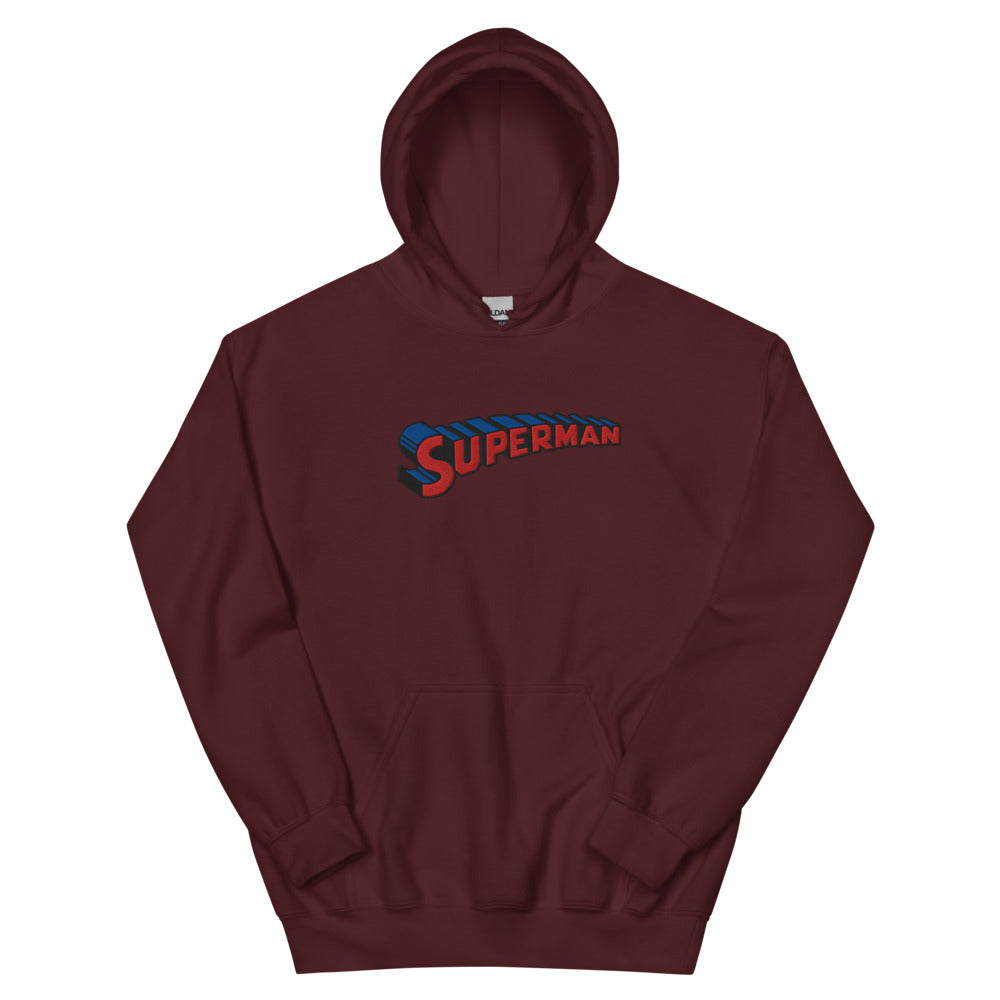 SUPERMAN #1 Embroidered Hoodie