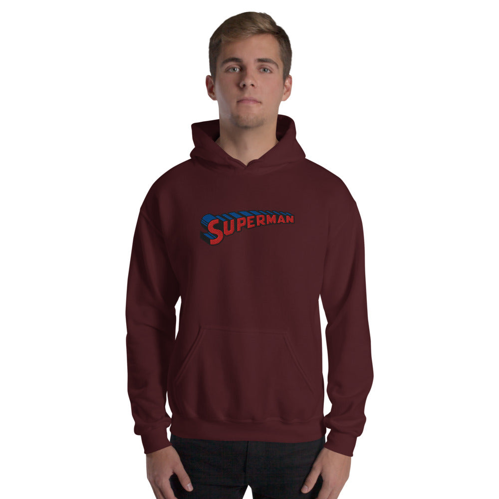 SUPERMAN #1 Embroidered Hoodie