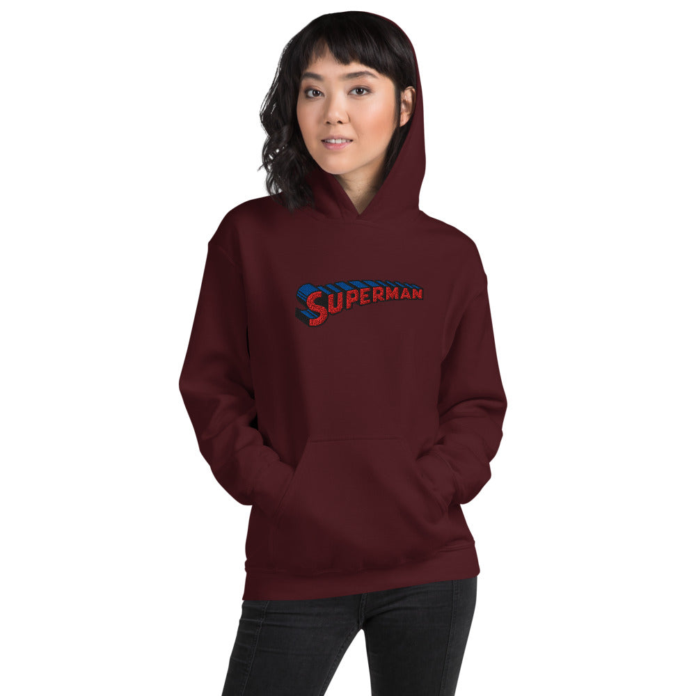 SUPERMAN #1 Embroidered Hoodie