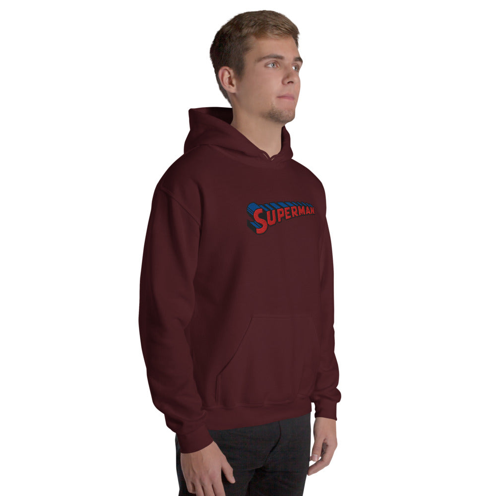 SUPERMAN #1 Embroidered Hoodie