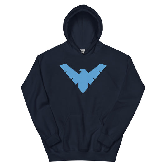 Nightwing logo hoodie - navy