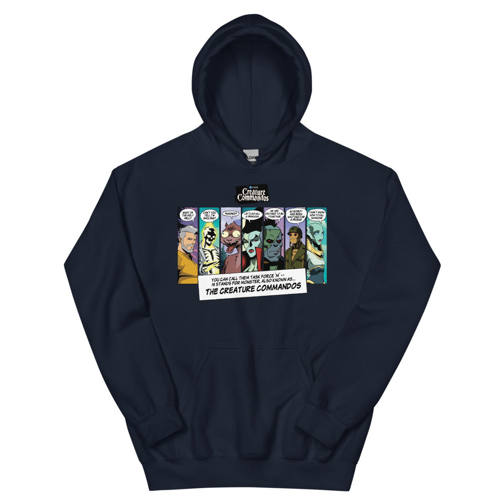 CREATURE COMMANDOS Panels Hoodie