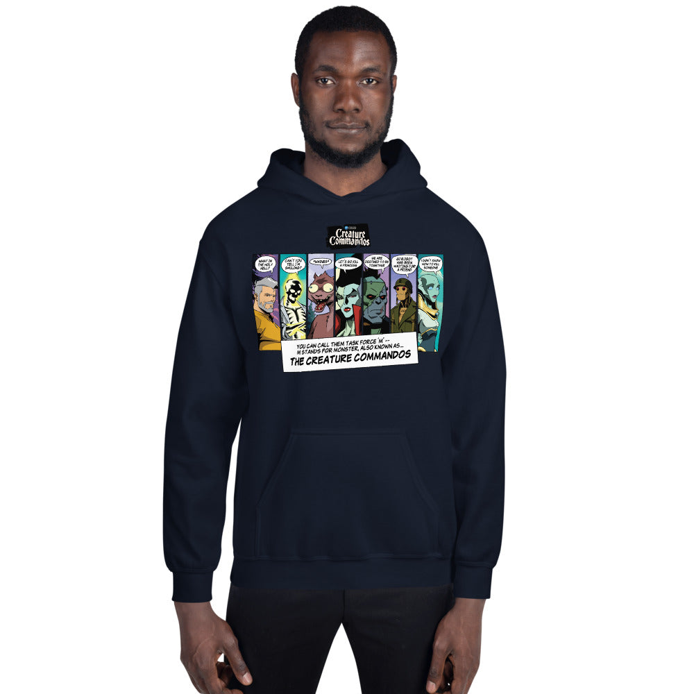 CREATURE COMMANDOS Panels Hoodie