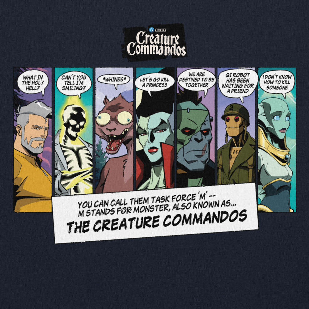 CREATURE COMMANDOS Panels Hoodie