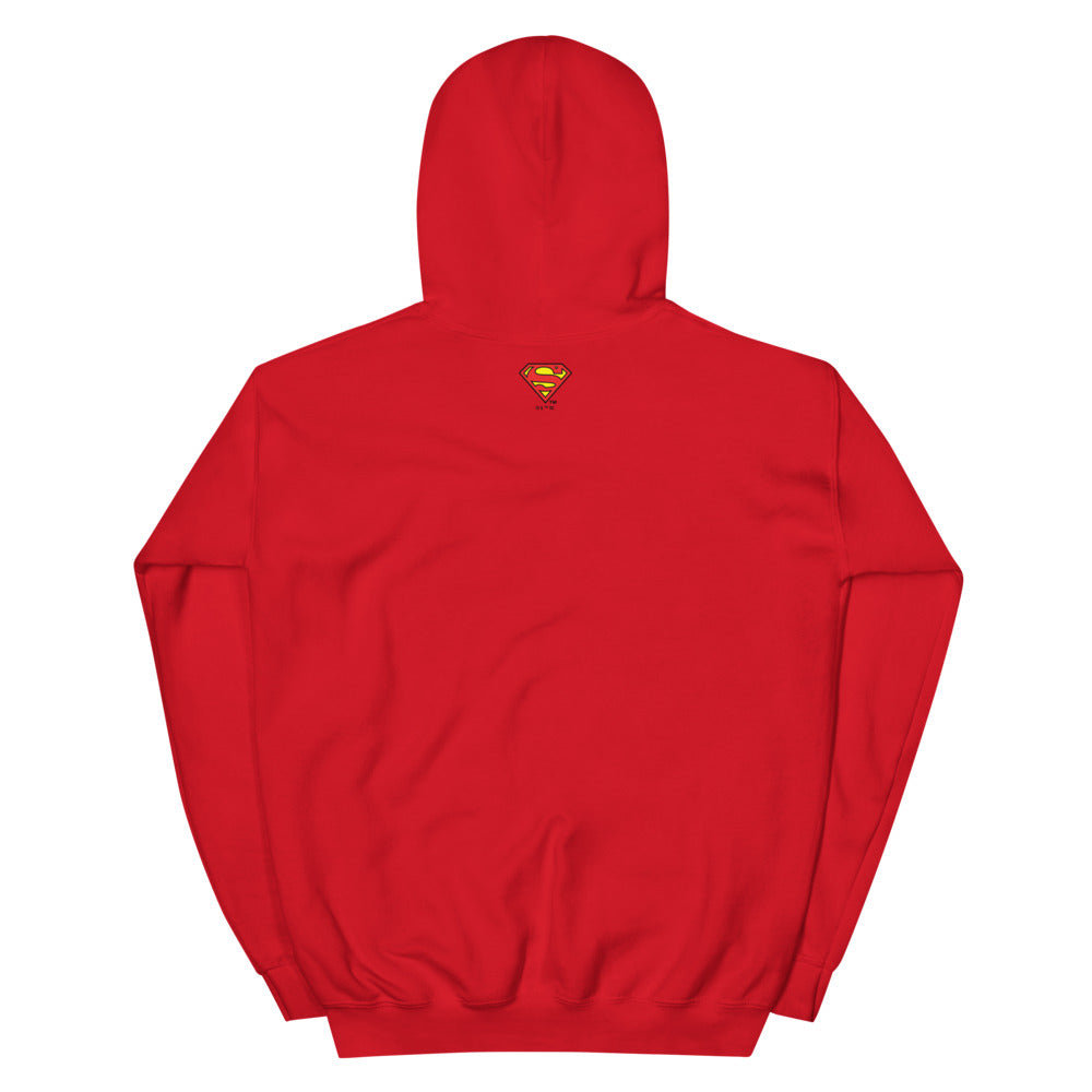 SUPERMAN Blue/Red Logo Hoodie