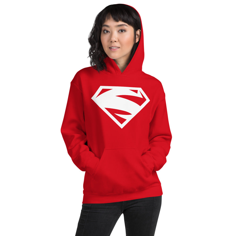 SUPERMAN Blue/Red Logo Hoodie