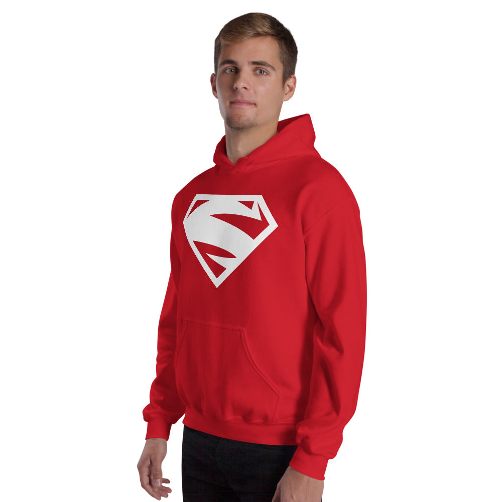 SUPERMAN Blue/Red Logo Hoodie