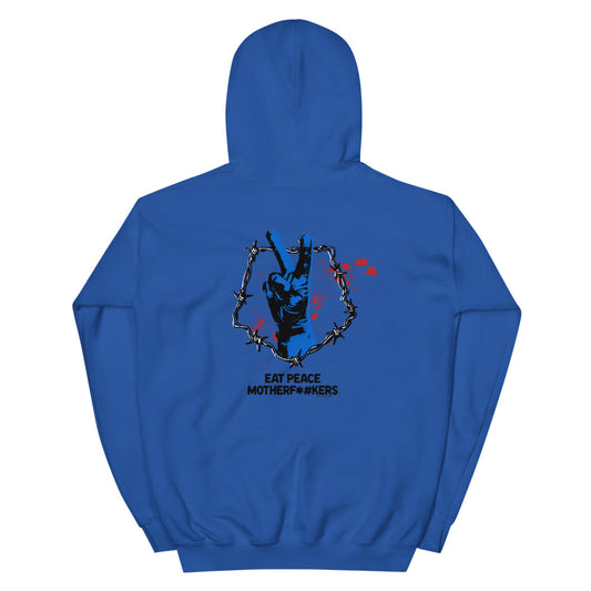 PEACEMAKER Eat Peace Motherf*#kers Hoodie Royal