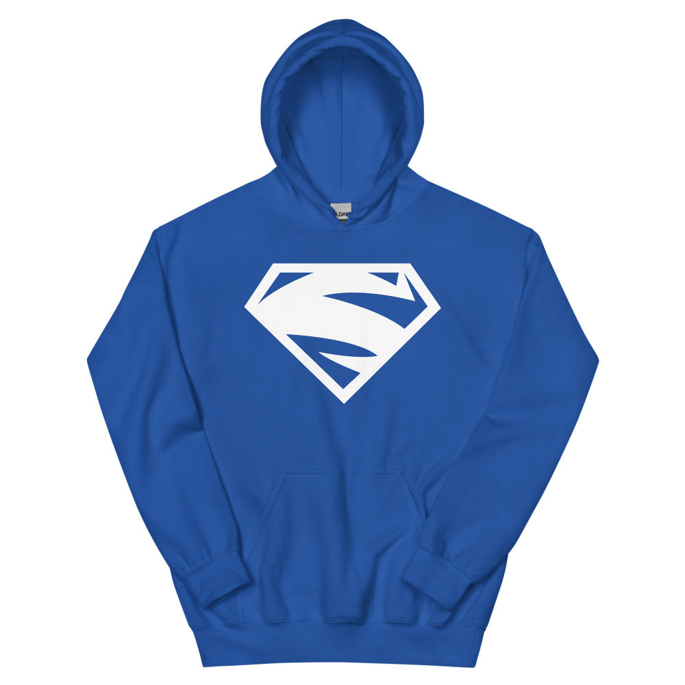 SUPERMAN Blue/Red Logo Hoodie