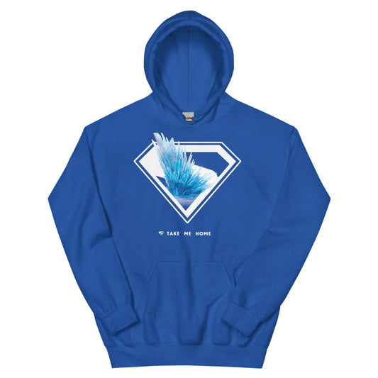 Superman (2025 movie) fortress of solitude hoodie - royal