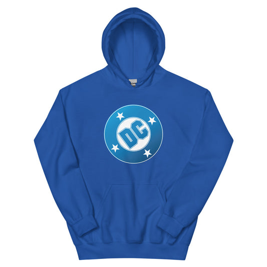 Dc blue logo hoodie - royal