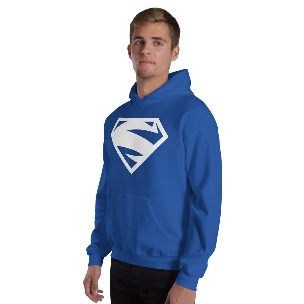 SUPERMAN Blue/Red Logo Hoodie