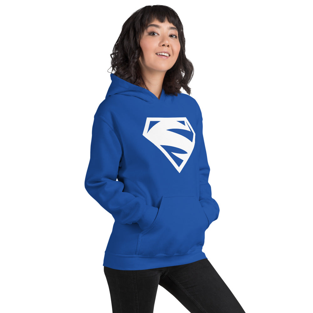 SUPERMAN Blue/Red Logo Hoodie