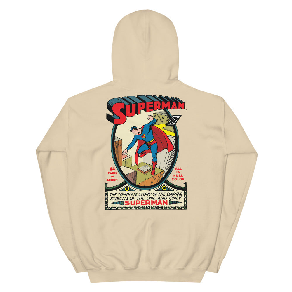 SUPERMAN #1 Embroidered Hoodie