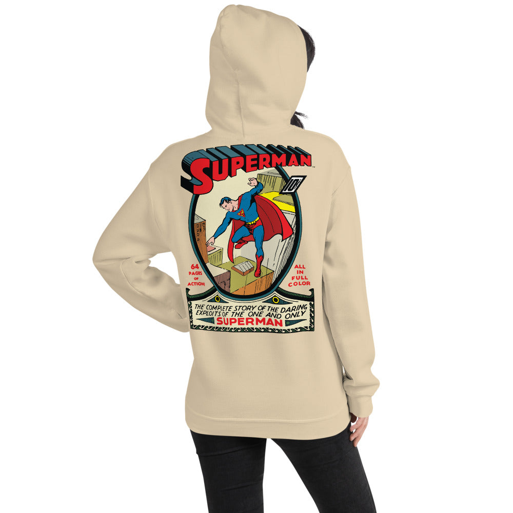 SUPERMAN #1 Embroidered Hoodie