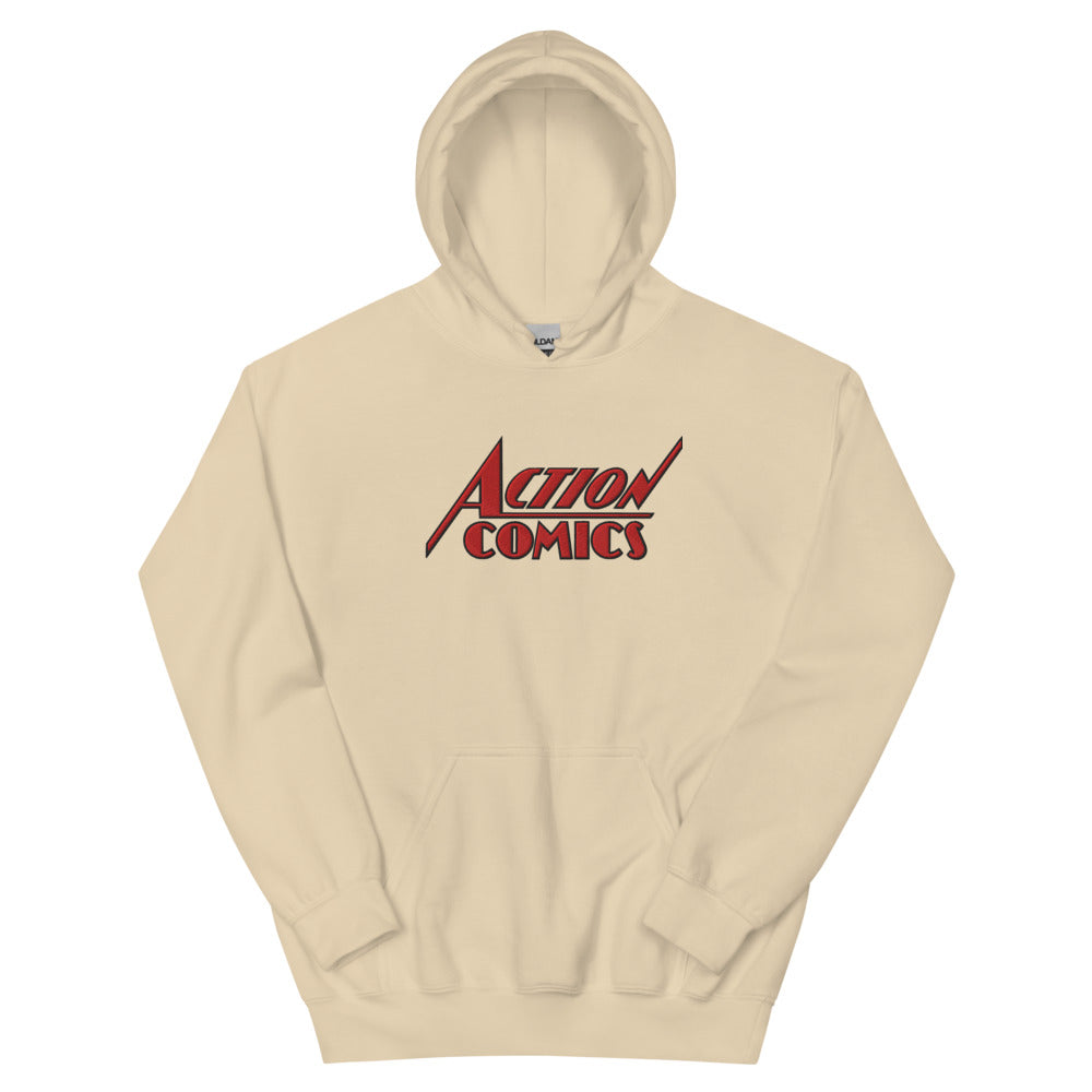 SUPERMAN Action Comics # 1 Embroidered Hoodie