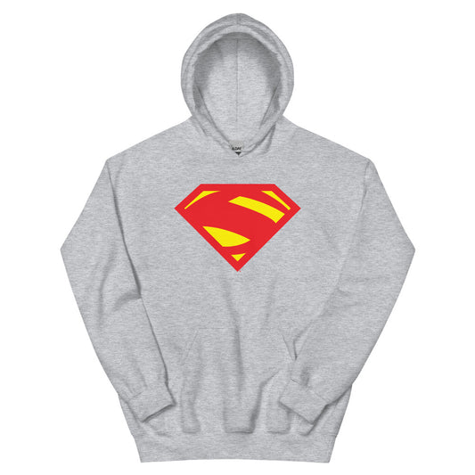 Supergirl #1 comic logo hoodie - grey
