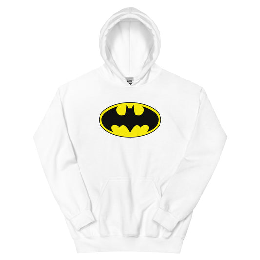 Batman logo hoodie - white