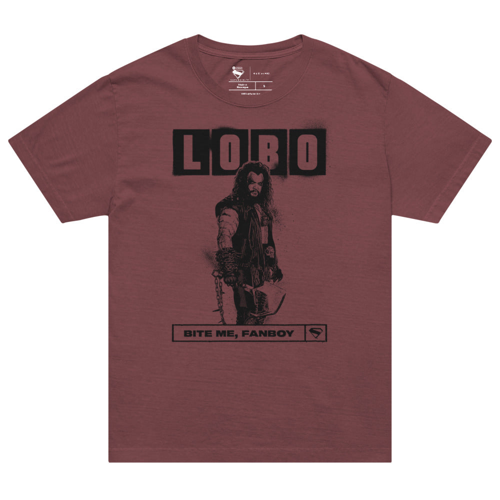 Supergirl (2026) T-Shirt Lobo Bite Me, Fanboy Washed Maroon