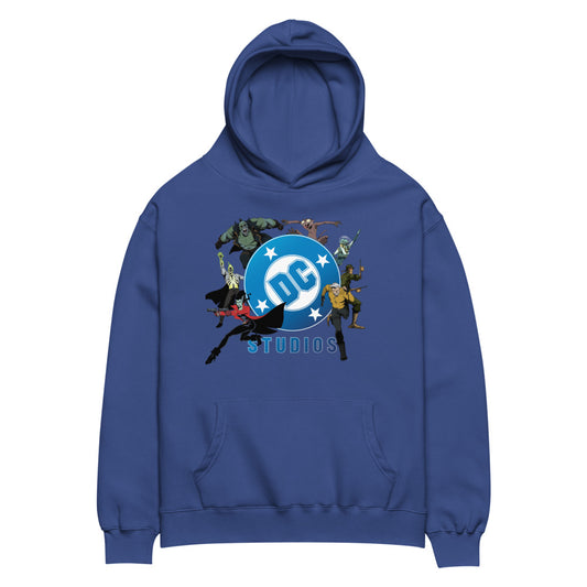 Creature commandos task force m oversized hoodie - cobalt