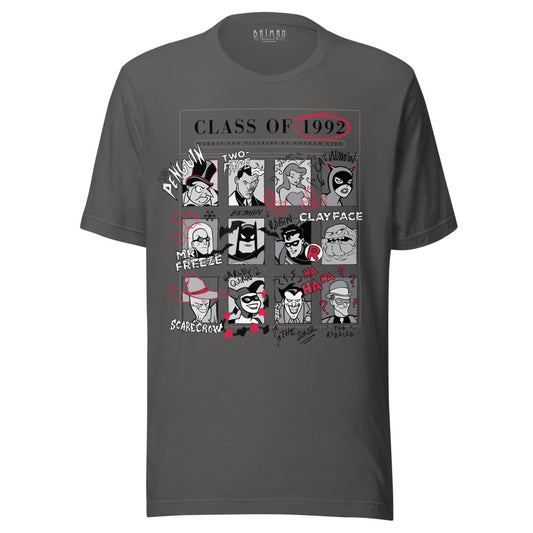 Batman: the animated series class of 1992 t-shirt - asphalt