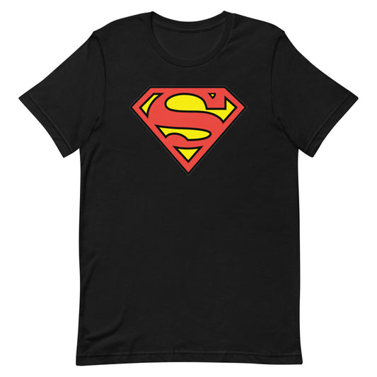 Superman logo t-shirt - black