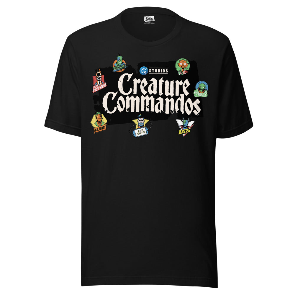 CREATURE COMMANDOS Roll Call T-shirt