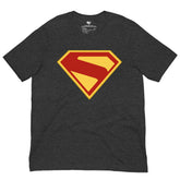 Superman 2025 t-shirt - s-shield - dark grey heather